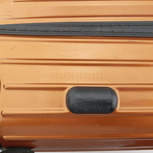 Pre-owned RIMOWA TOPAS Orange aluminum  suitcase | stylenewstar