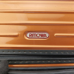 Pre-owned RIMOWA TOPAS Orange aluminum  suitcase | stylenewstar