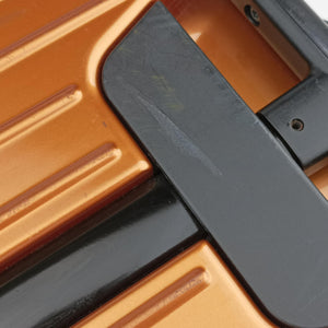 Pre-owned RIMOWA TOPAS Orange aluminum  suitcase | stylenewstar