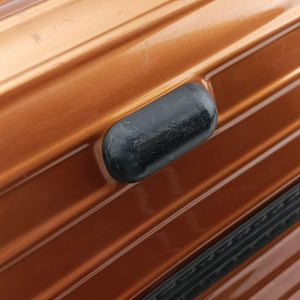 Pre-owned RIMOWA TOPAS Orange aluminum  suitcase | stylenewstar