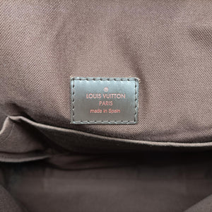 Pre-owned Louis Vuitton BROOKLYN MM EBENE Damier Canvas N51211 shoulderbag | stylenewstar