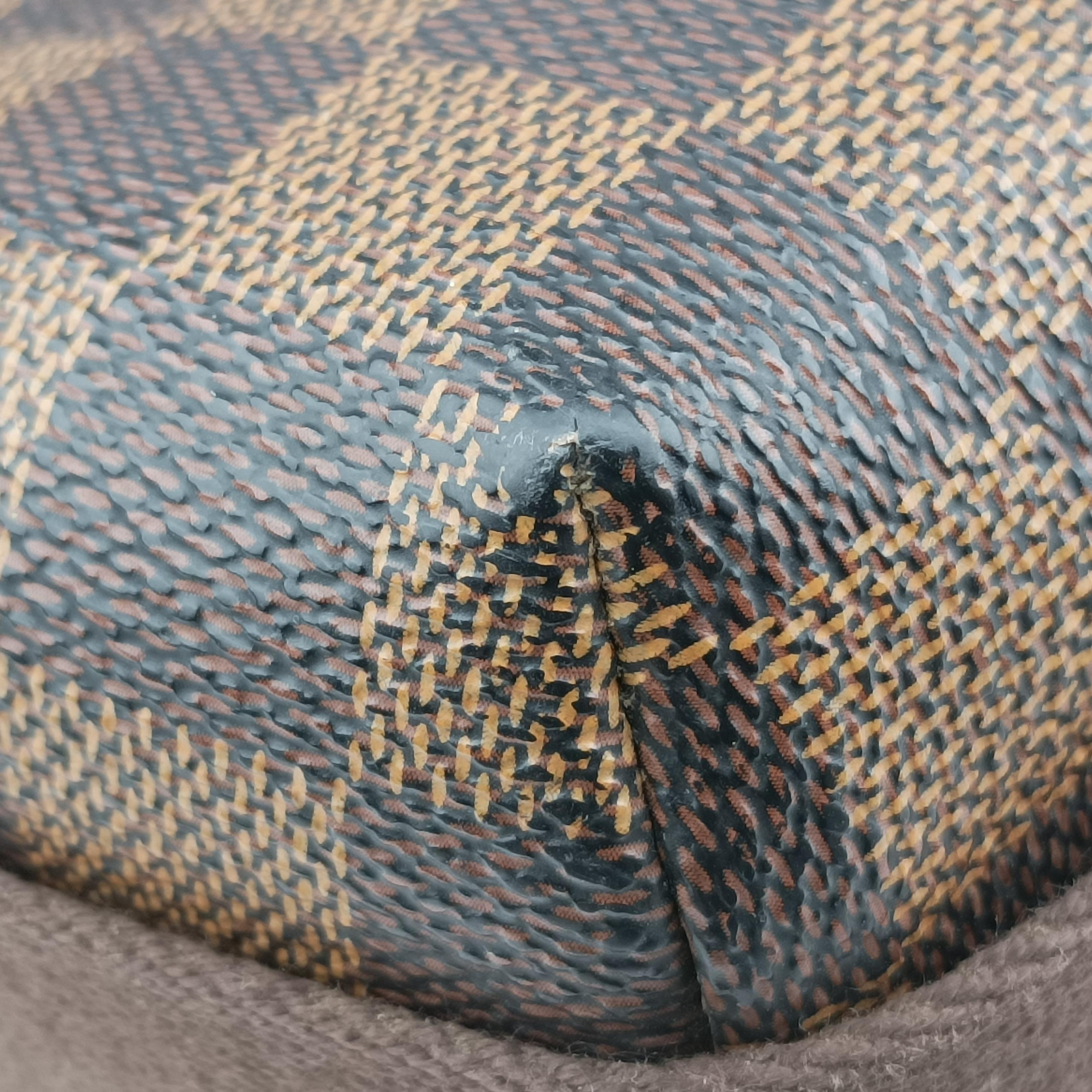 Pre-owned Louis Vuitton BROOKLYN MM EBENE Damier Canvas N51211 shoulderbag | stylenewstar