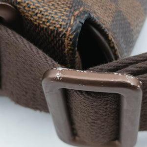 Pre-owned Louis Vuitton BROOKLYN MM EBENE Damier Canvas N51211 shoulderbag | stylenewstar