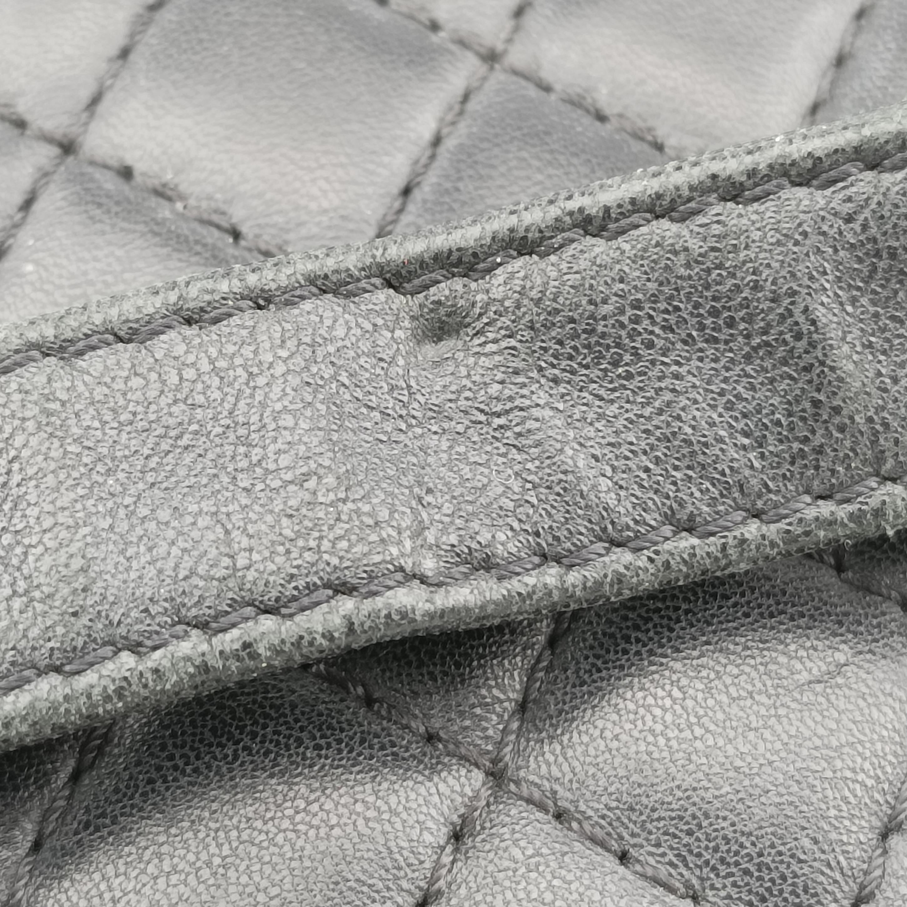 Vintage Chanel BOY CHANEL Black×beige lambskin A67087 shoulderbag | stylenewstar