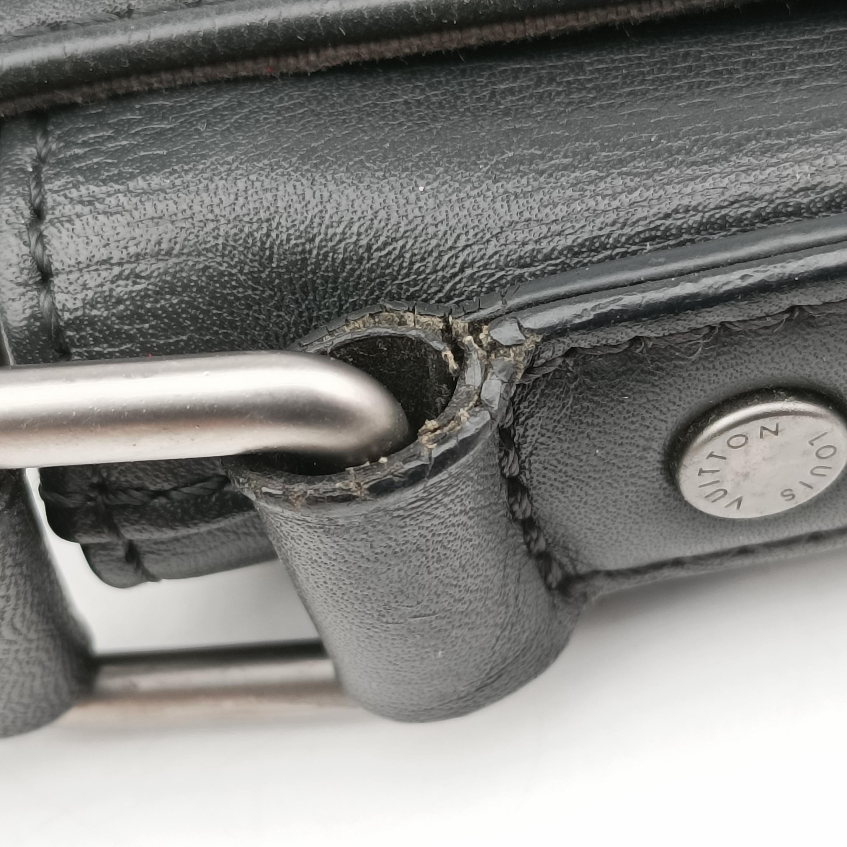 Pre-owned Louis Vuitton Mie Infini District PM ONYX Calf leather N41286 shoulderbag | stylenewstar