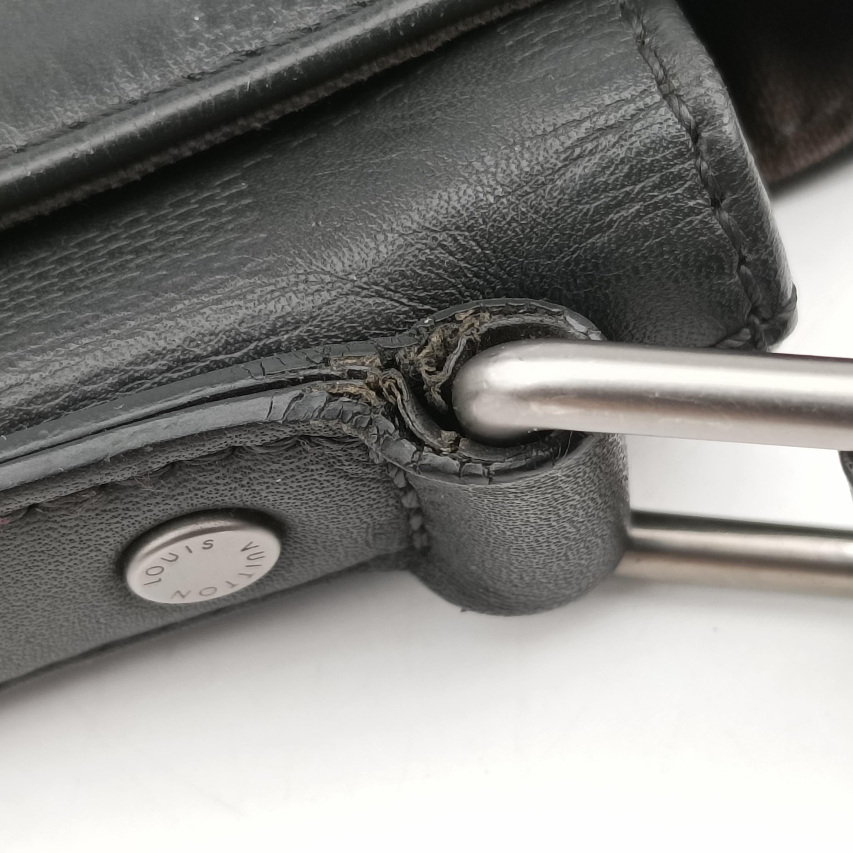 Pre-owned Louis Vuitton Mie Infini District PM ONYX Calf leather N41286 shoulderbag | stylenewstar