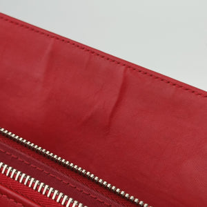 Pre-owned Chanel Paris-Venice Vinyl Lipstick Ligne Red Patent A47926 shoulderbag | stylenewstar