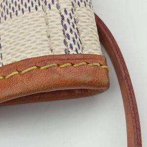 Pre-owned Louis Vuitton NEVERFULL MM Azur Damier Canvas N51107 handbag | stylenewstar