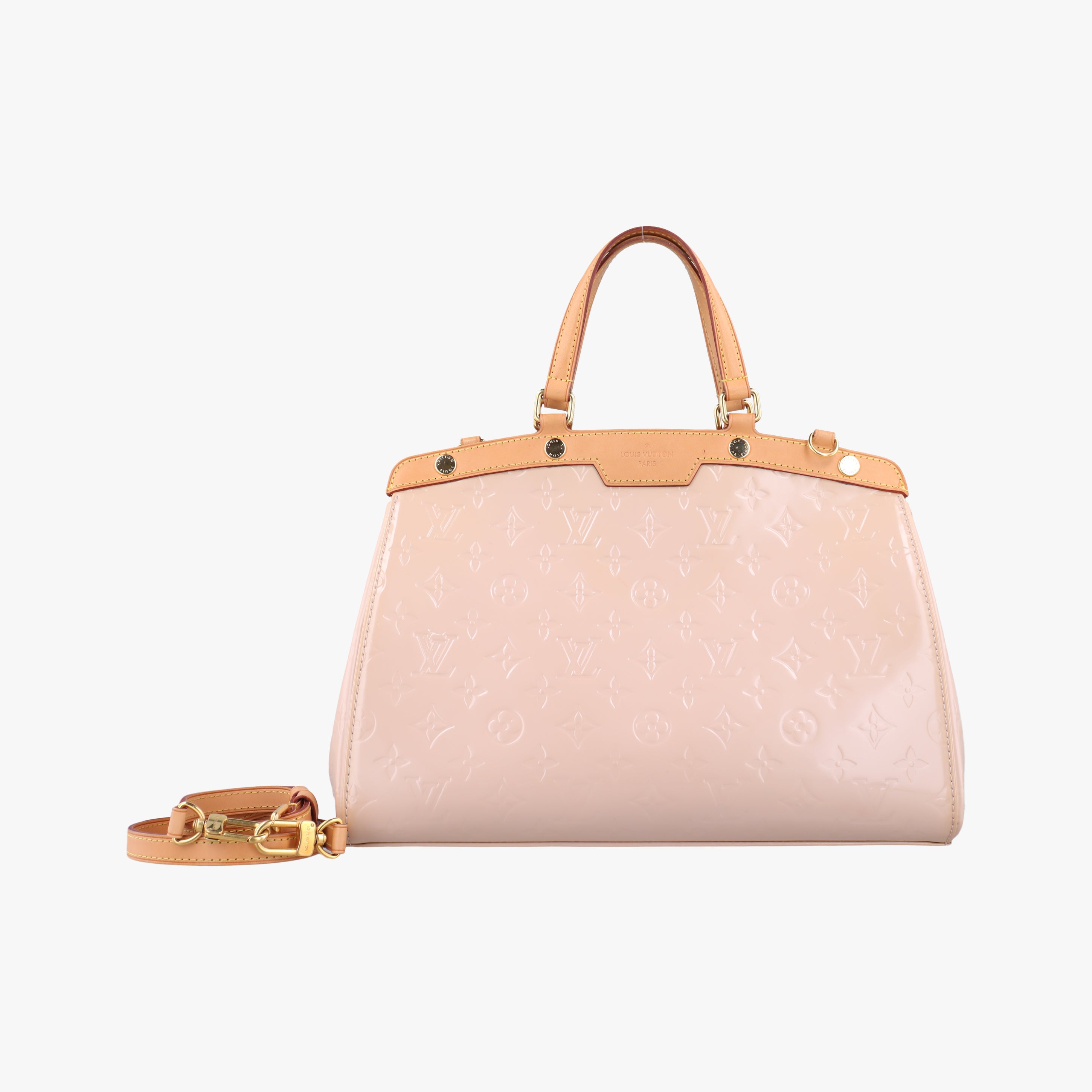 Pre-owned Louis Vuitton Brea MM ROSE FLORENTIN Vernis M91621 shoulderbag | stylenewstar