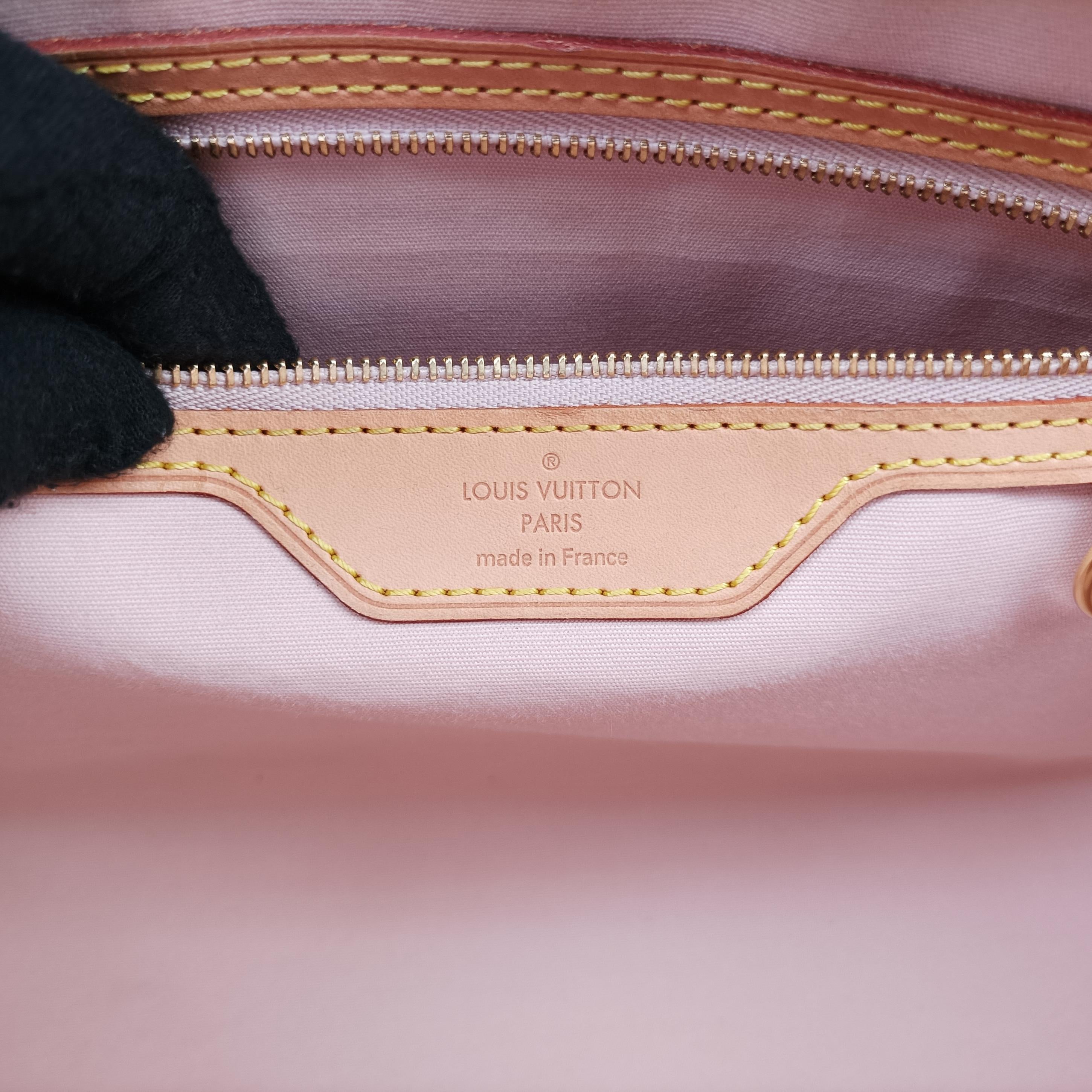 Pre-owned Louis Vuitton Brea MM ROSE FLORENTIN Vernis M91621 shoulderbag | stylenewstar