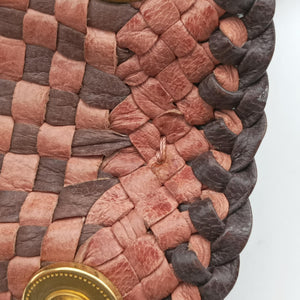 Secondhand Prada Madras Brown leather  shoulderbag | stylenewstar