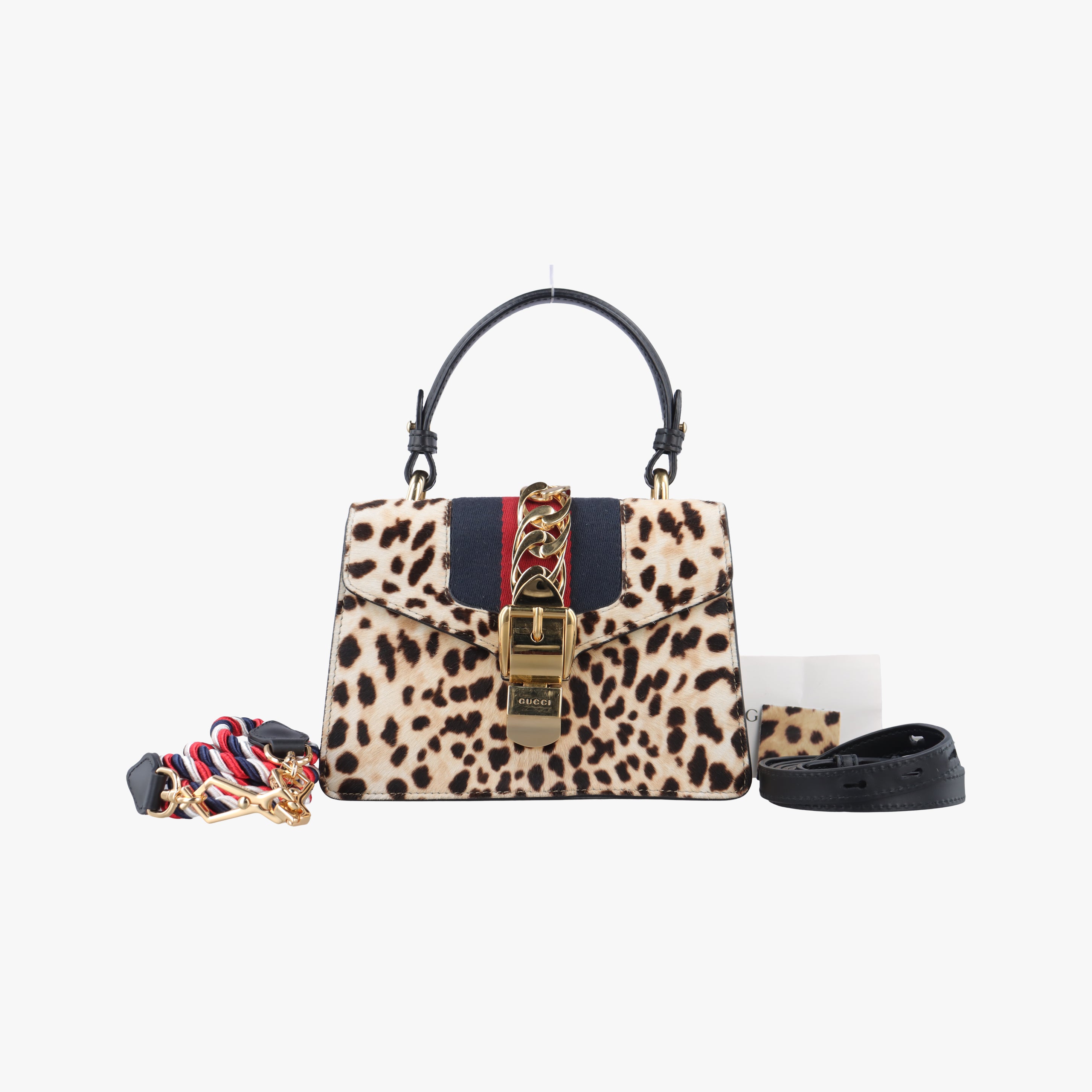 Vintage Gucci Sylvie Multicolour ponyhair 470270 shoulderbag | stylenewstar