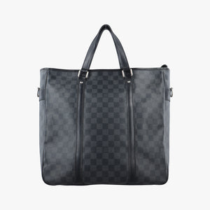 Pre-owned Louis Vuitton TADAO Noir Damier Graphite N51192 handbag | stylenewstar