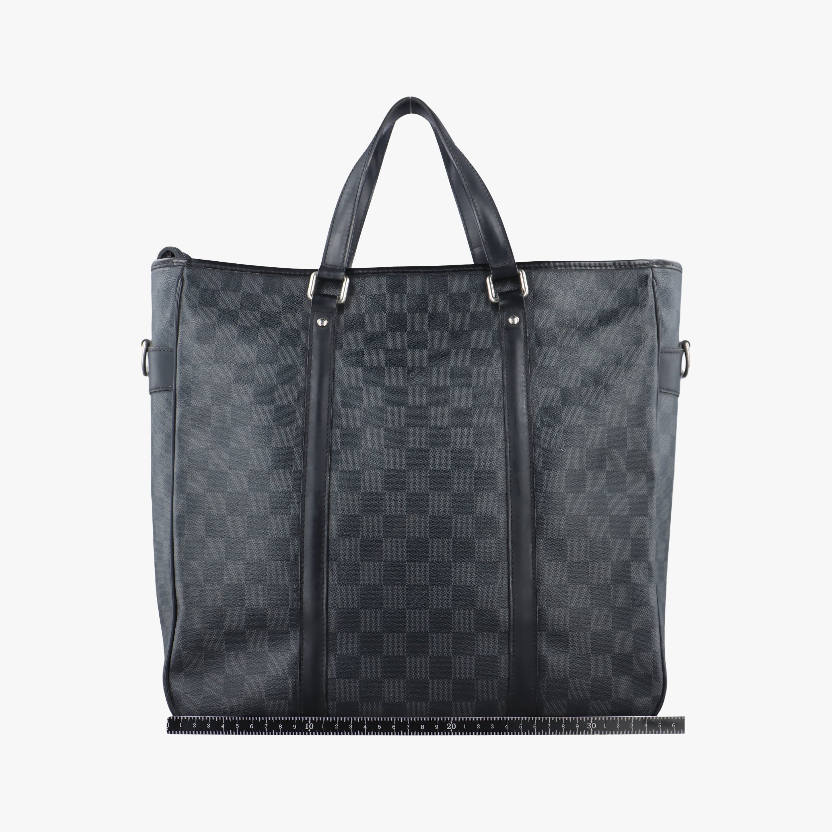 Pre-owned Louis Vuitton TADAO Noir Damier Graphite N51192 handbag | stylenewstar