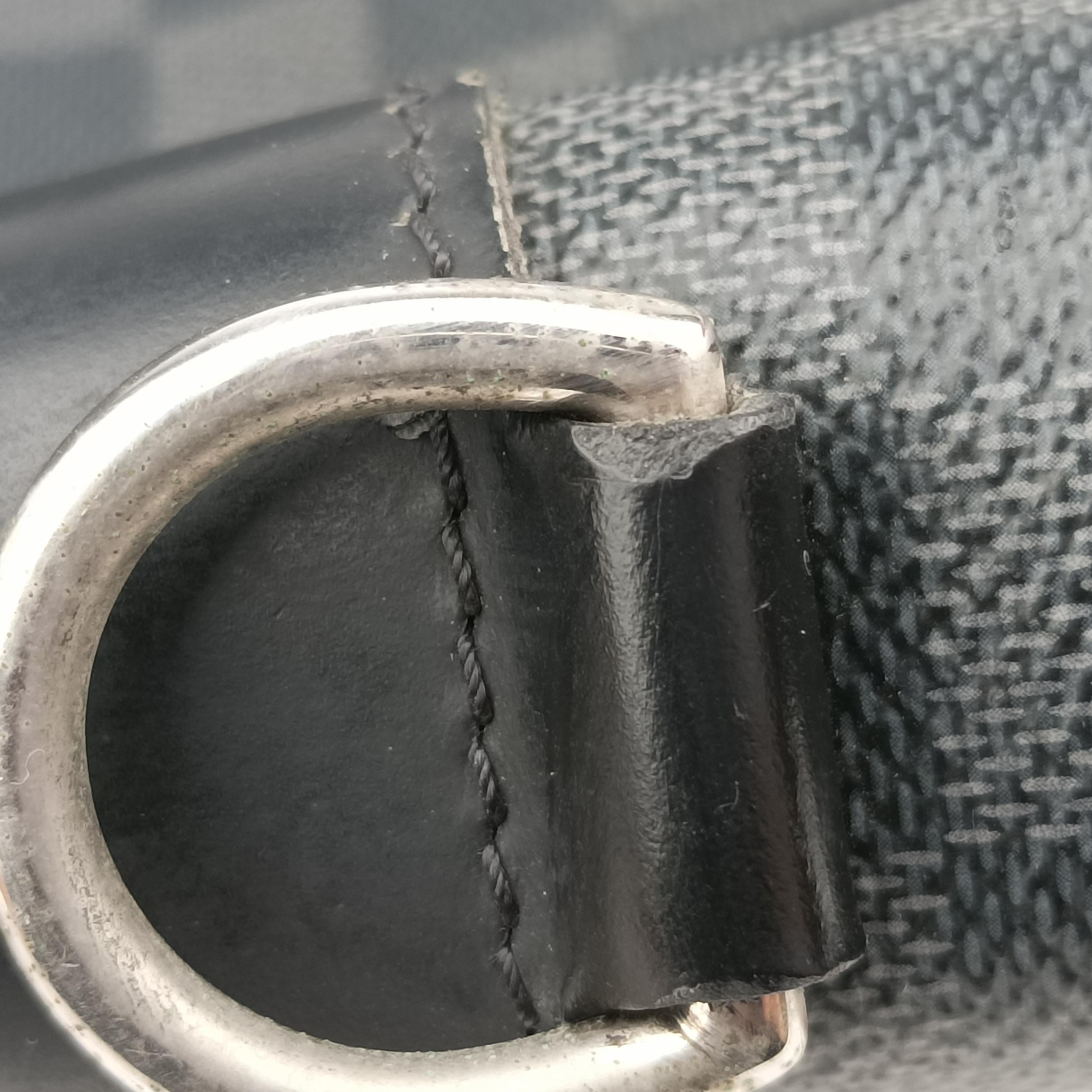 Pre-owned Louis Vuitton TADAO Noir Damier Graphite N51192 handbag | stylenewstar