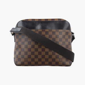 Pre-owned Louis Vuitton Jake messenger PM EBENE Damier Canvas N41568 shoulderbag | stylenewstar