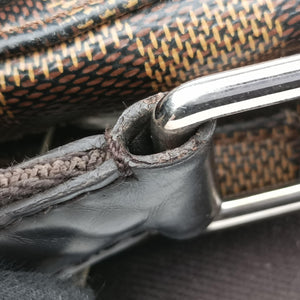 Pre-owned Louis Vuitton Jake messenger PM EBENE Damier Canvas N41568 shoulderbag | stylenewstar