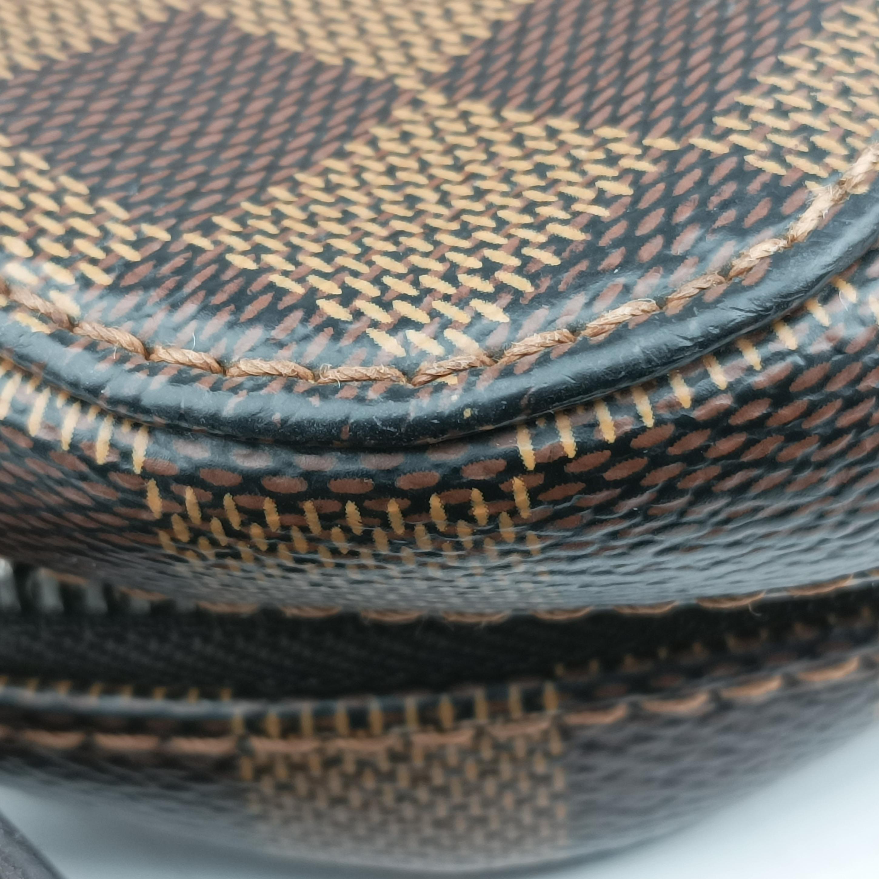 Pre-owned Louis Vuitton Jake messenger PM EBENE Damier Canvas N41568 shoulderbag | stylenewstar