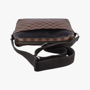 Pre-owned Louis Vuitton Jake messenger PM EBENE Damier Canvas N41568 shoulderbag | stylenewstar
