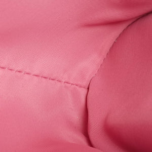 Pre-owned Christian Dior Logogram Ivory x Pink x Multicolor canvas  shoulderbag | stylenewstar