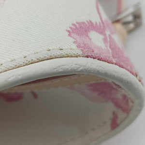 Pre-owned Christian Dior Logogram Ivory x Pink x Multicolor canvas  shoulderbag | stylenewstar