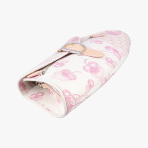 Pre-owned Christian Dior Logogram Ivory x Pink x Multicolor canvas  shoulderbag | stylenewstar