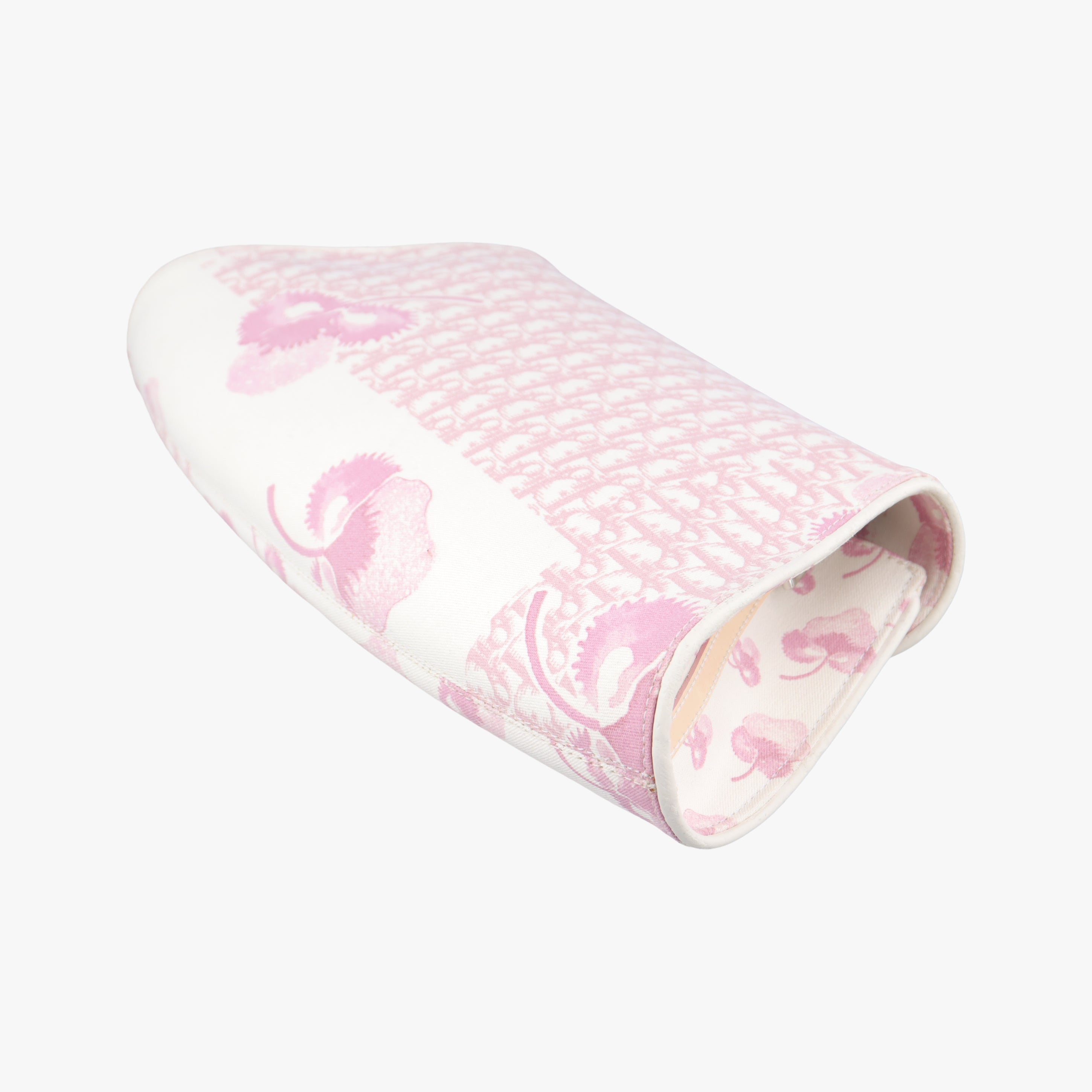 Pre-owned Christian Dior Logogram Ivory x Pink x Multicolor canvas  shoulderbag | stylenewstar