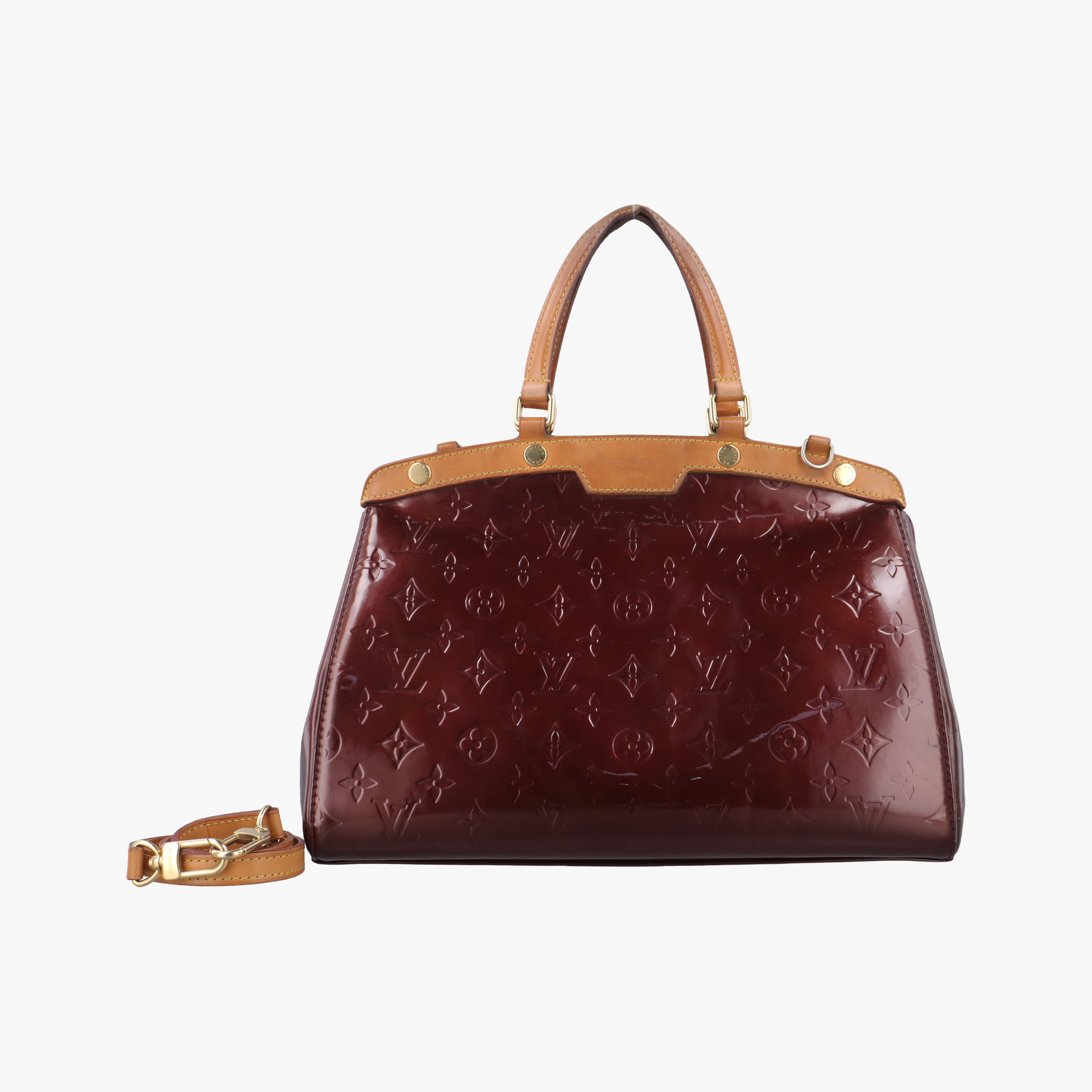 Secondhand Louis Vuitton Brea MM ROUGE FAUVISTE Vernis M91690 shoulderbag | stylenewstar