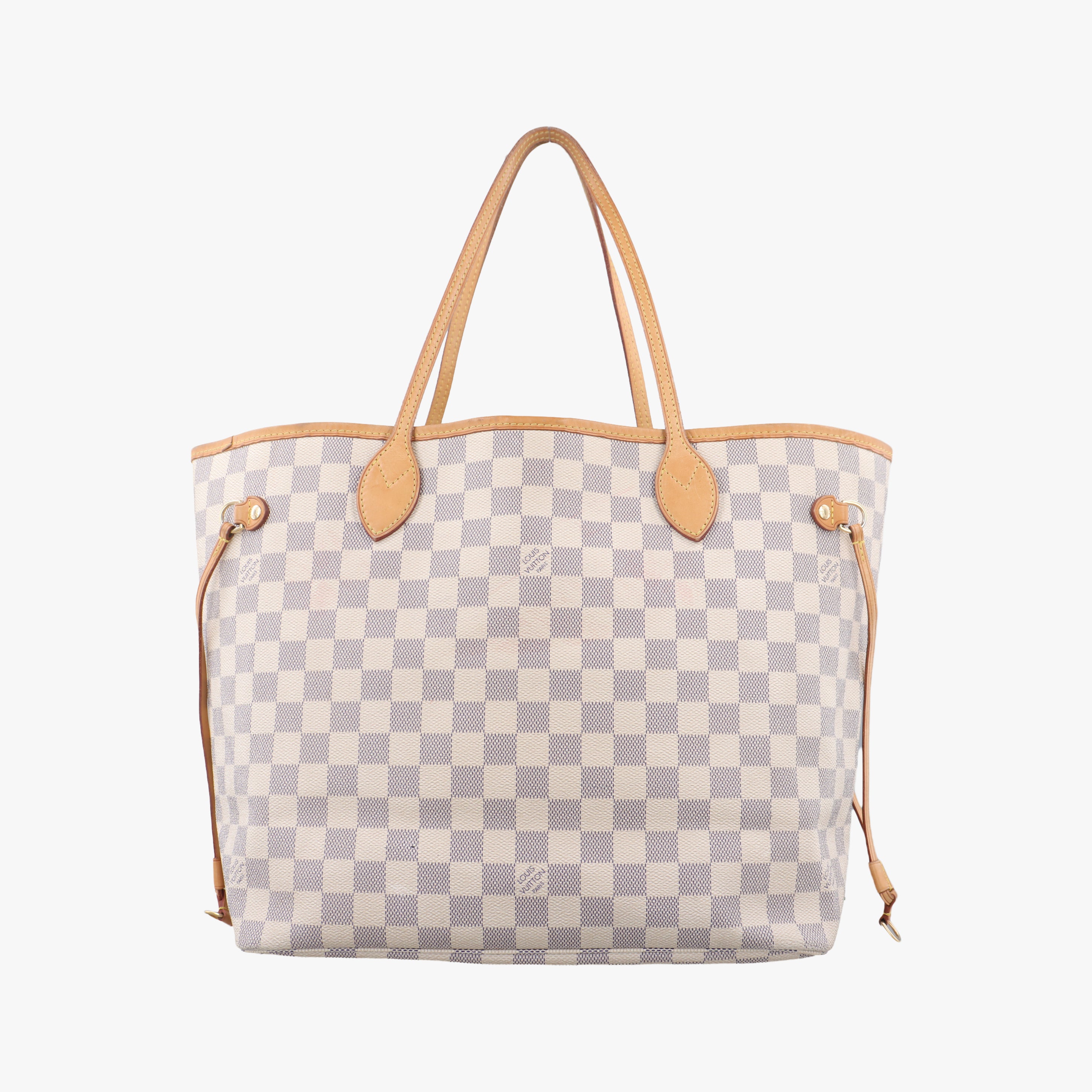 Secondhand Louis Vuitton NEVERFULL MM AZUR Damier Canvas N51107 handbag | stylenewstar