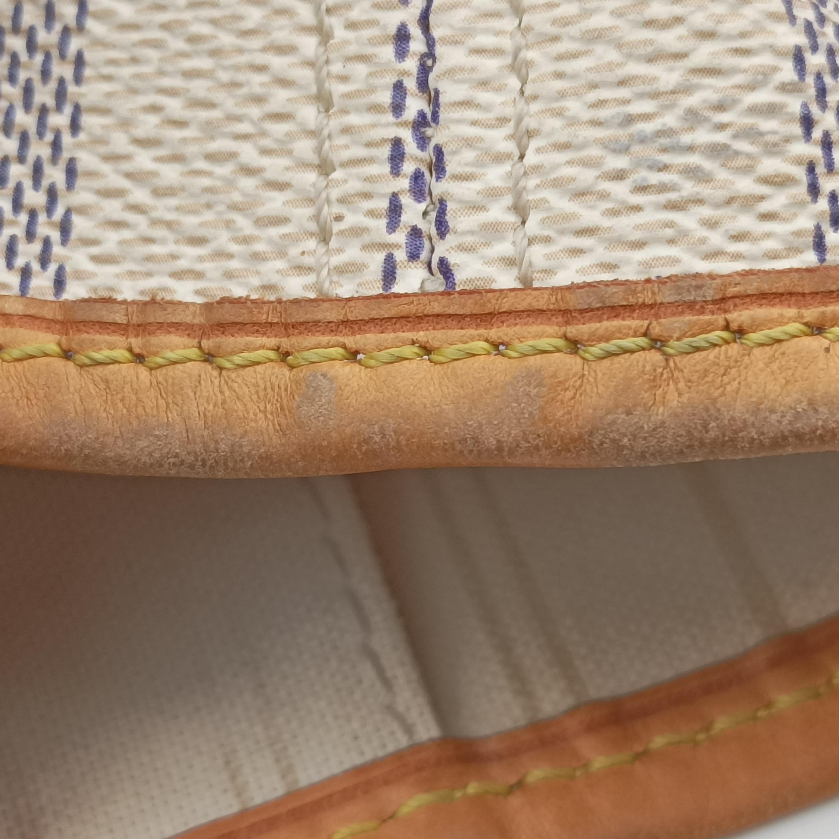 Secondhand Louis Vuitton NEVERFULL MM AZUR Damier Canvas N51107 handbag | stylenewstar