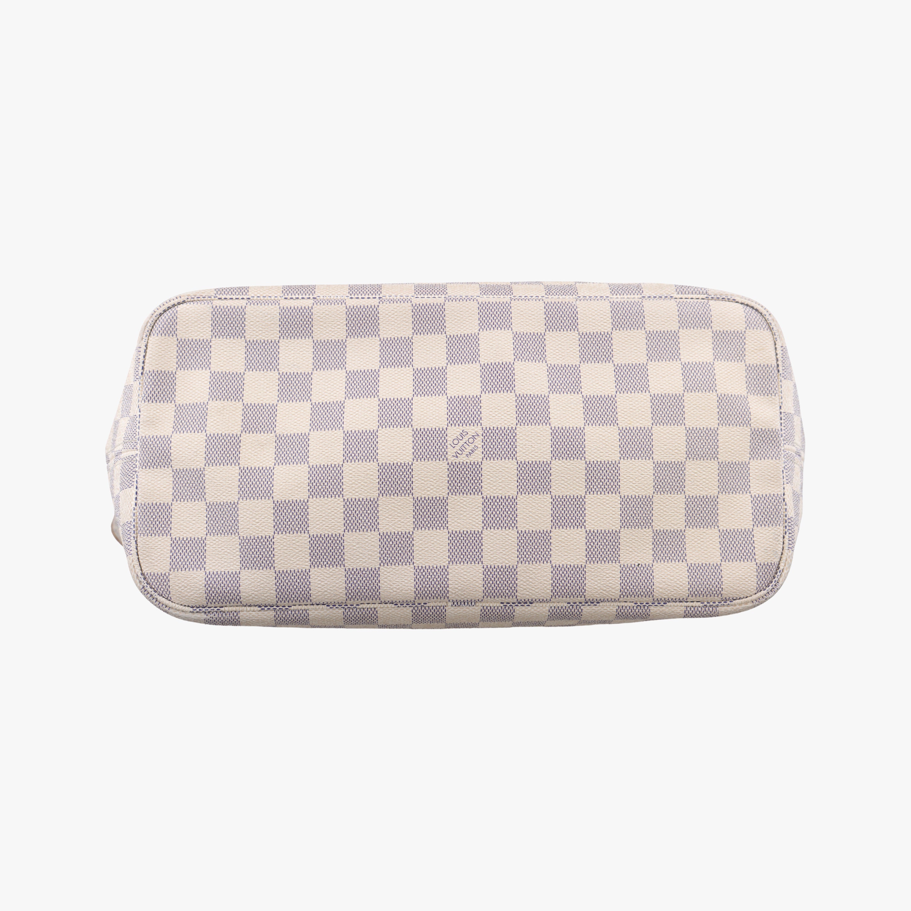 Secondhand Louis Vuitton NEVERFULL MM AZUR Damier Canvas N51107 handbag | stylenewstar