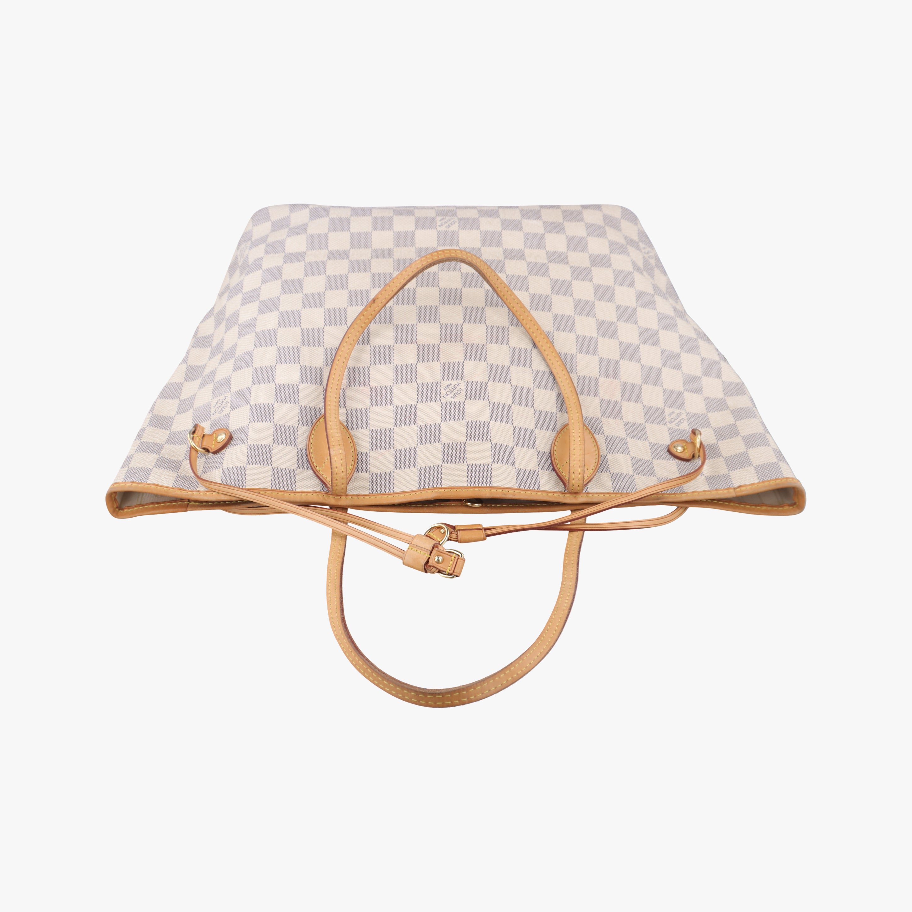 Secondhand Louis Vuitton NEVERFULL MM AZUR Damier Canvas N51107 handbag | stylenewstar