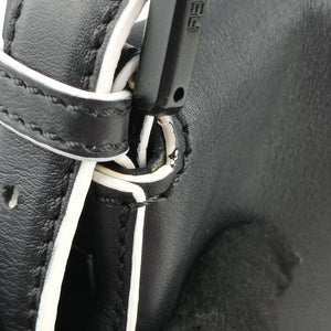 Vintage Fendi Baguette Black×yellow×Red Leather 8BR600 shoulderbag | stylenewstar