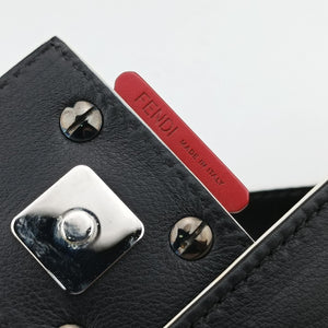 Vintage Fendi Baguette Black×yellow×Red Leather 8BR600 shoulderbag | stylenewstar