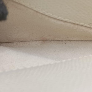 Pre-owned Christian Dior Saddle White Leather  handbag | stylenewstar