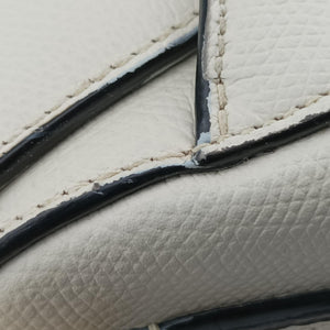 Pre-owned Christian Dior Saddle White Leather  handbag | stylenewstar