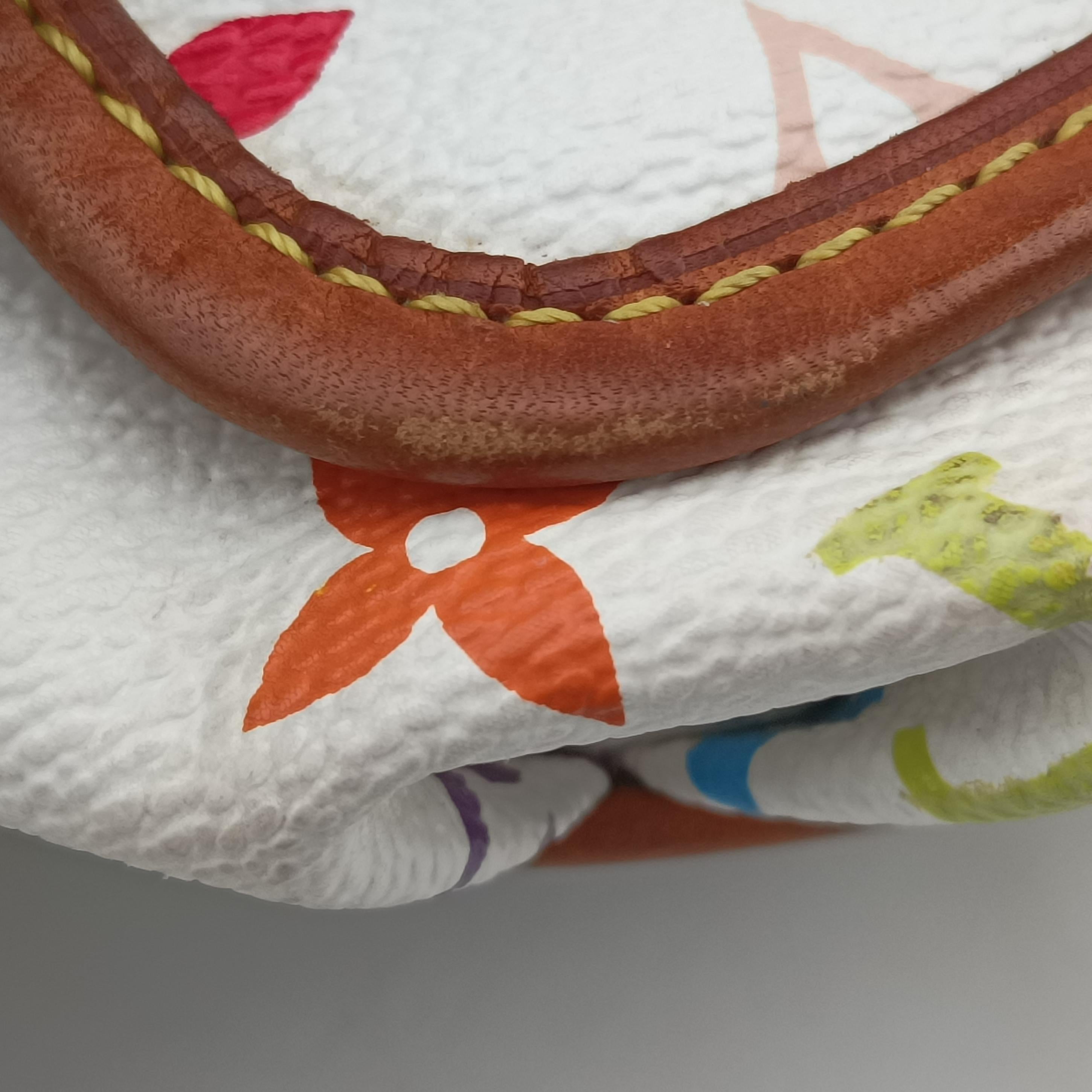 Pre-owned Louis Vuitton Patty white Monogram Multicolor M40305 handbag | stylenewstar