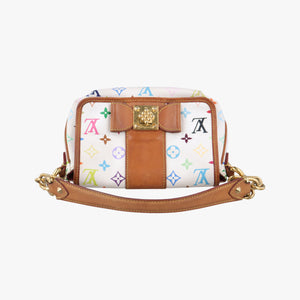 Pre-owned Louis Vuitton Patty white Monogram Multicolor M40305 handbag | stylenewstar