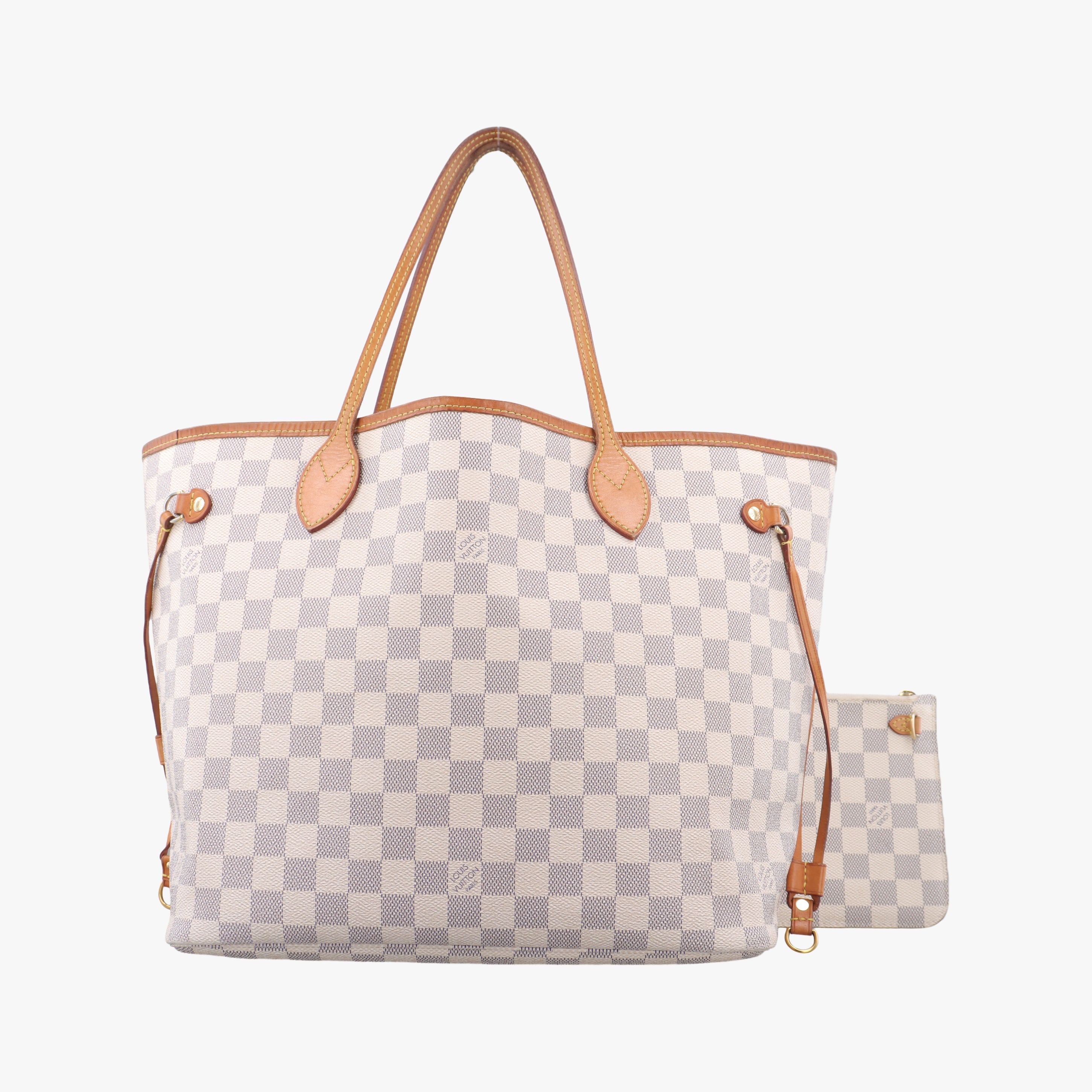 Vintage Louis Vuitton NEVERFULL MM AZUR Damier Canvas N51107 shoulderbag | stylenewstar