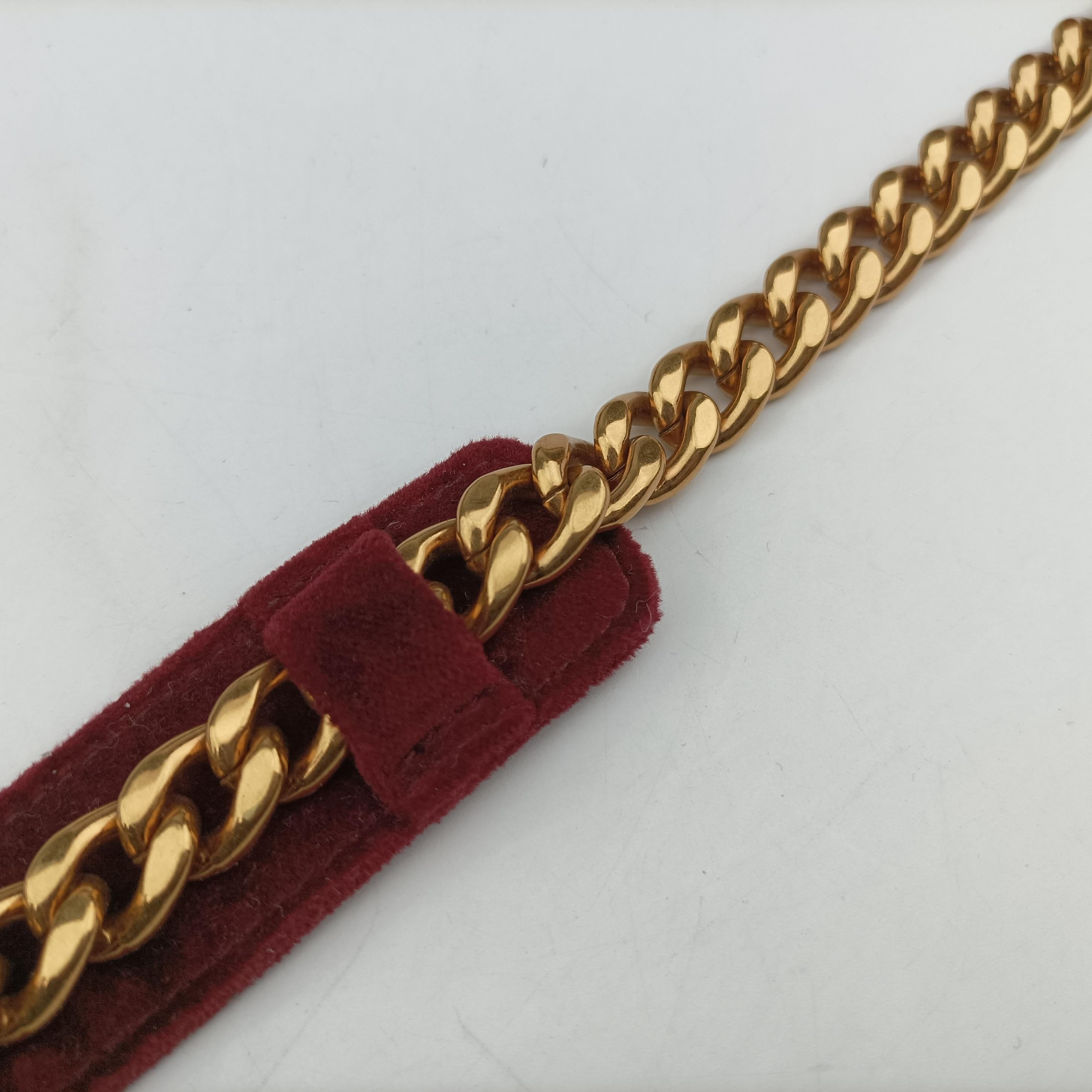 Pre-owned Prada Animalier Cahier Lions Head Red×Pink Velvet 1BD089 shoulderbag | stylenewstar