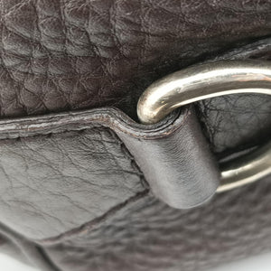 Pre-owned Gucci Sherry Line Brown leather 247205 handbag | stylenewstar