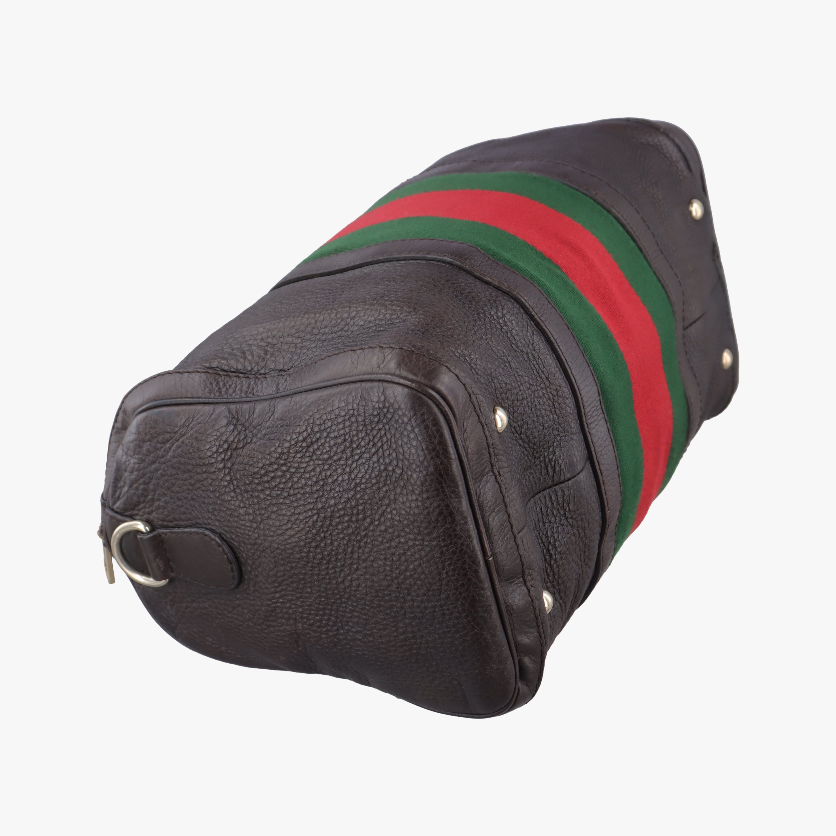 Pre-owned Gucci Sherry Line Brown leather 247205 handbag | stylenewstar