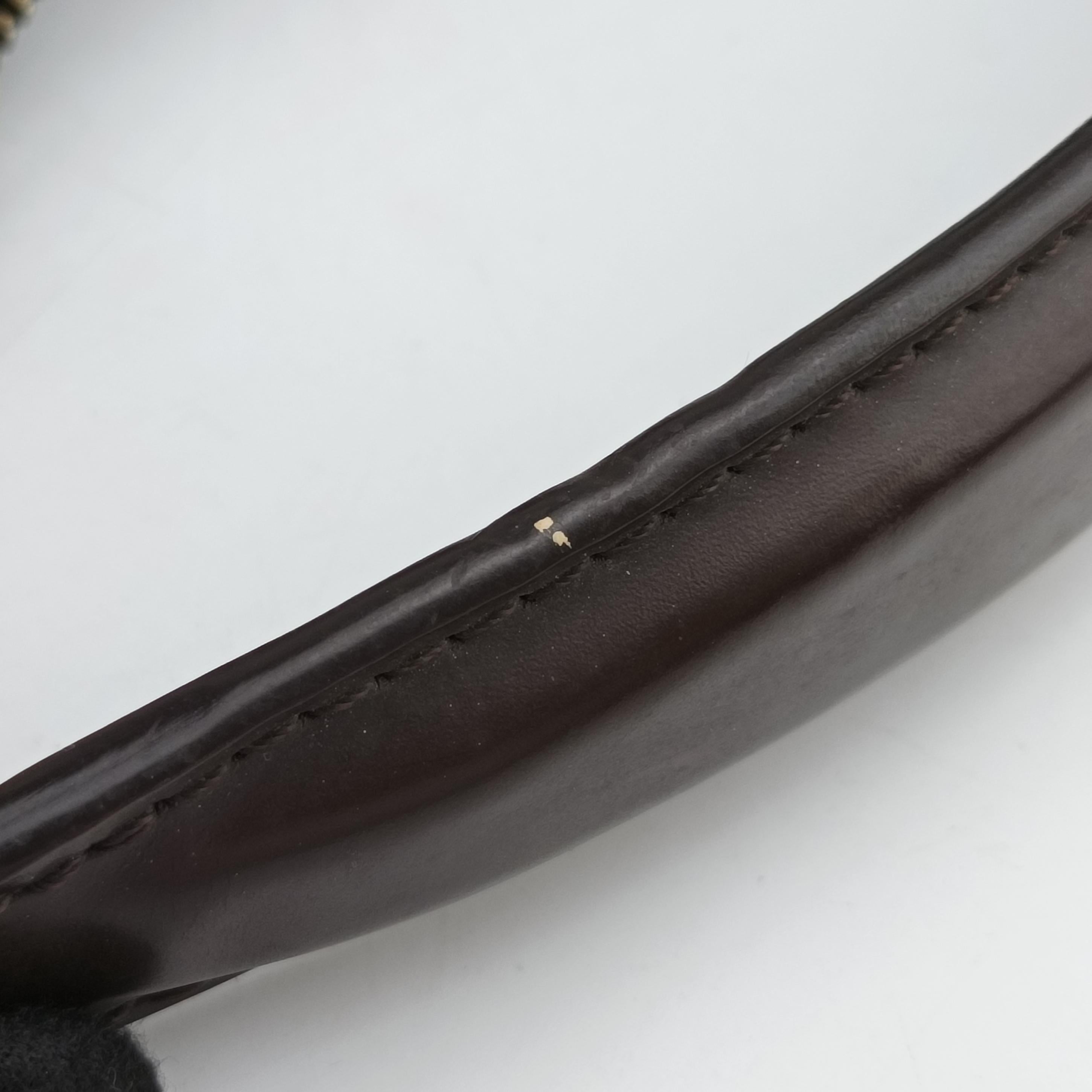 Pre-owned Louis Vuitton Damier Portobello PM Ebene Damier PVC coated canvas leather N41184 handbag | stylenewstar