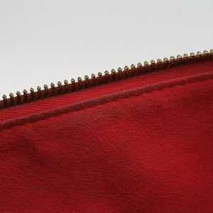 Pre-owned Louis Vuitton PALLAS brown×CERISE Monogram Canvas×calf leather M41175 shoulderbag | stylenewstar