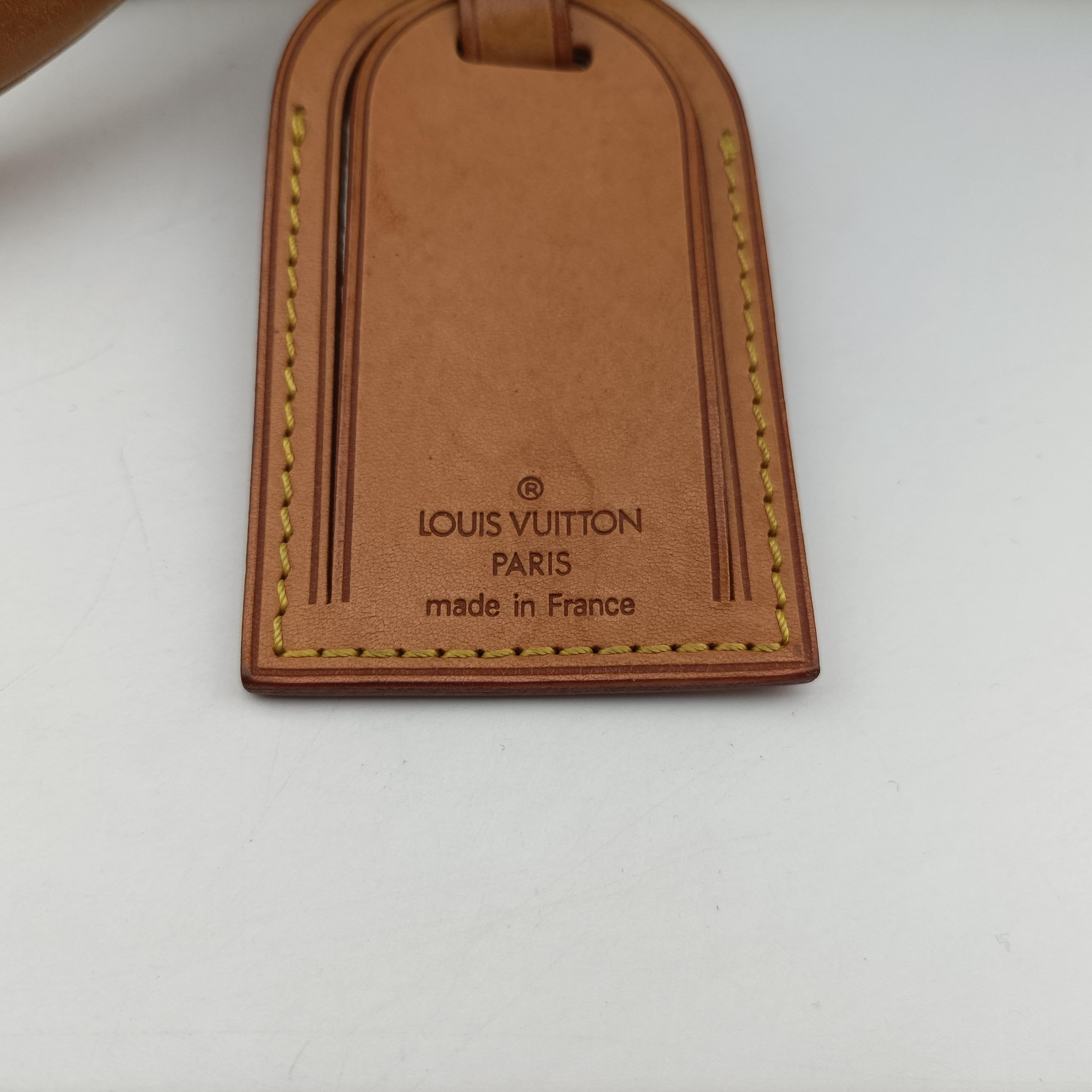 Pre-owned Louis Vuitton Keepall Bandouliere 55 Azur Damier Canvas N41429 handbag | stylenewstar