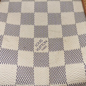 Pre-owned Louis Vuitton Keepall Bandouliere 55 Azur Damier Canvas N41429 handbag | stylenewstar