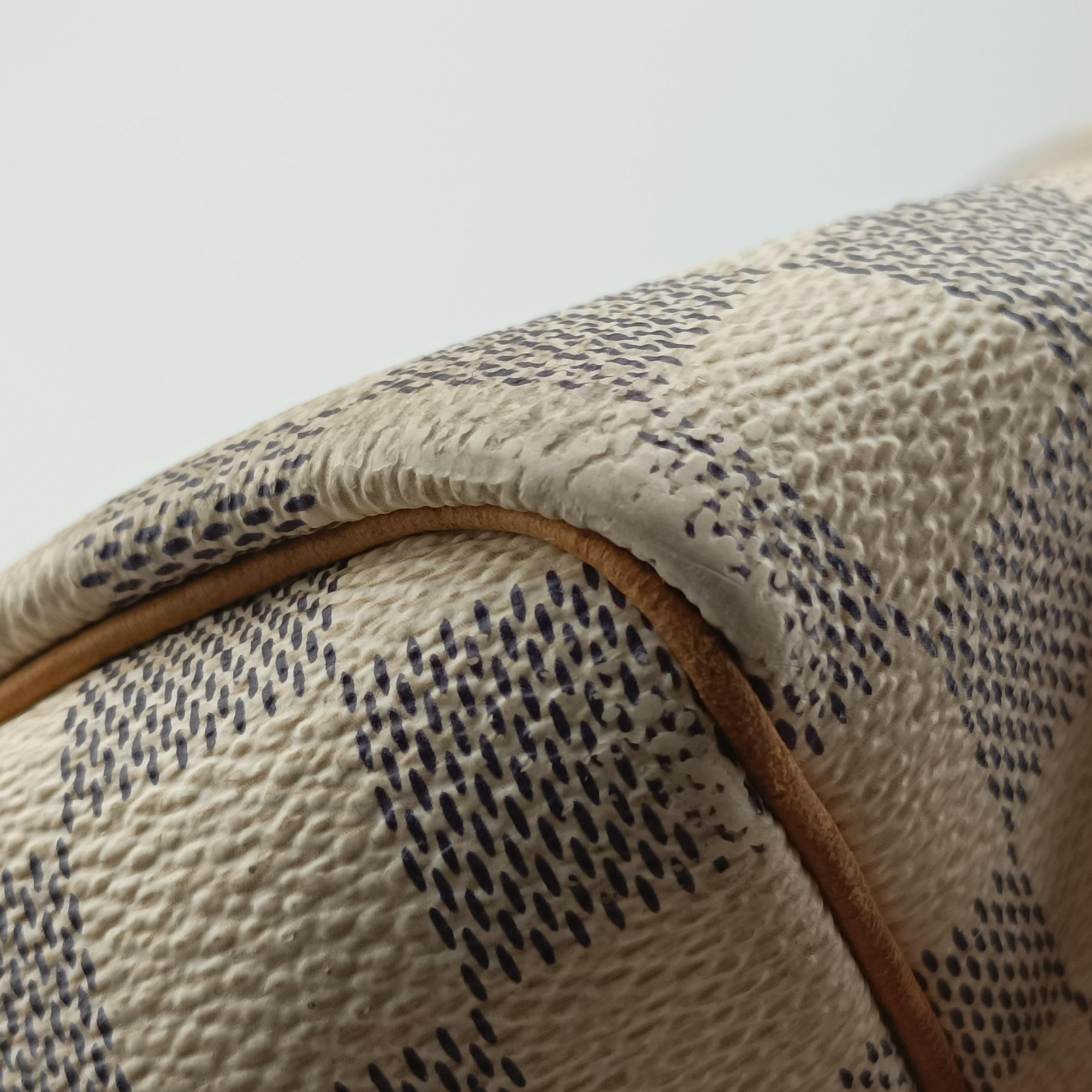 Pre-owned Louis Vuitton Keepall Bandouliere 55 Azur Damier Canvas N41429 handbag | stylenewstar