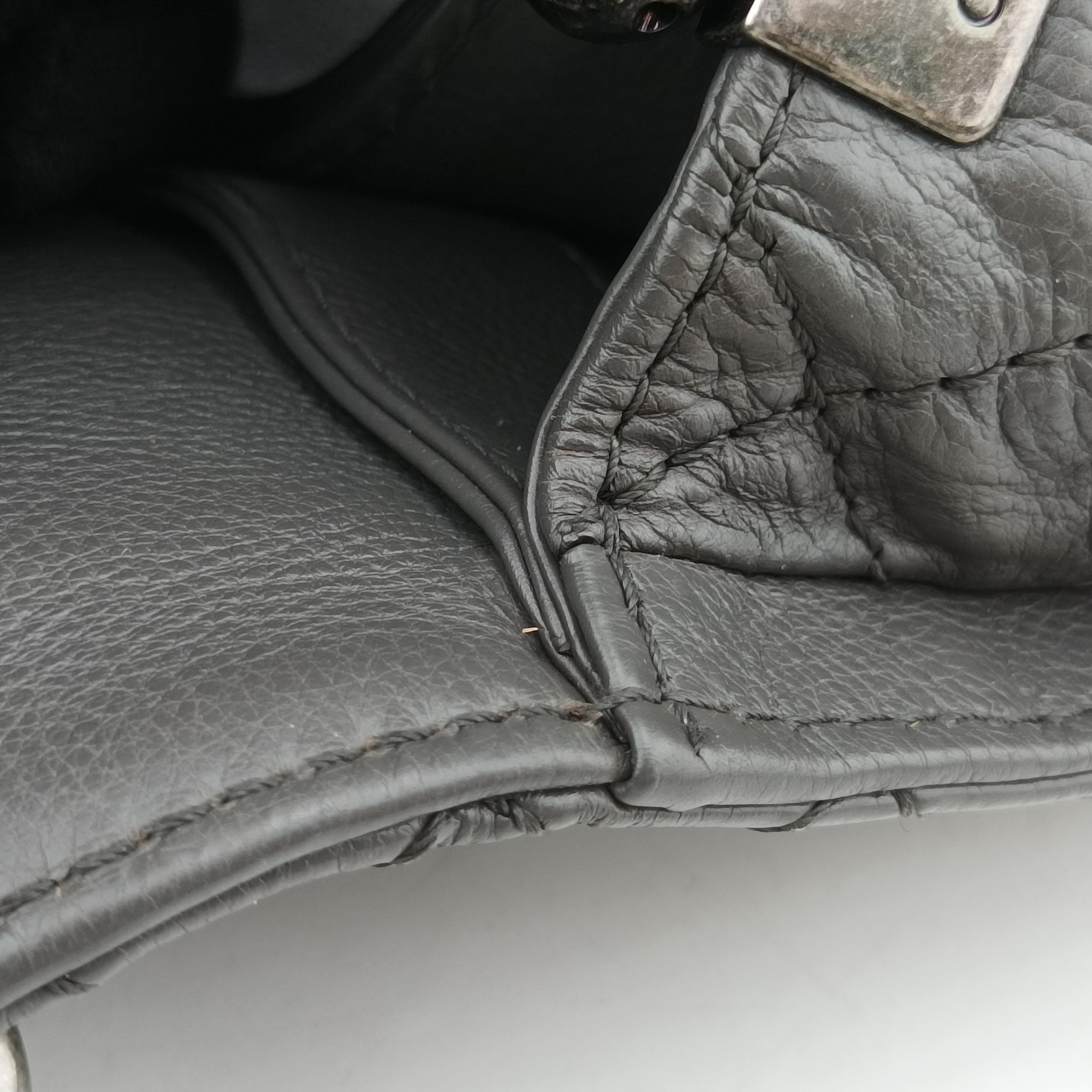 Pre-owned Chanel BOY CHANEL Grey leather A67948 shoulderbag | stylenewstar