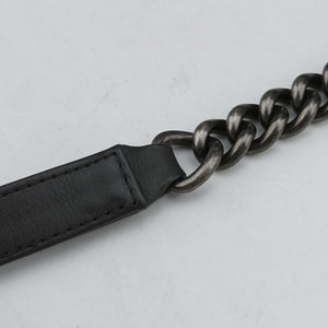 Pre-owned Chanel BOY CHANEL Grey leather A67948 shoulderbag | stylenewstar