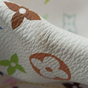 Pre-owned Louis Vuitton URSULA White Monogram Multicolor M40123 handbag | stylenewstar